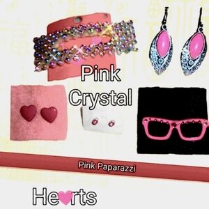 Lot of 5 Pink Bling Accessories
